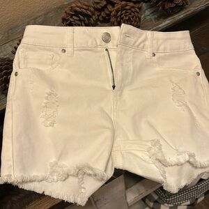 Jean white shorts, size 10, vintage hight rise.